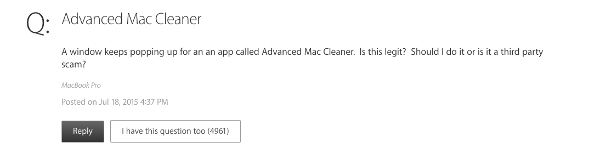 Adcanced mac cleaner question