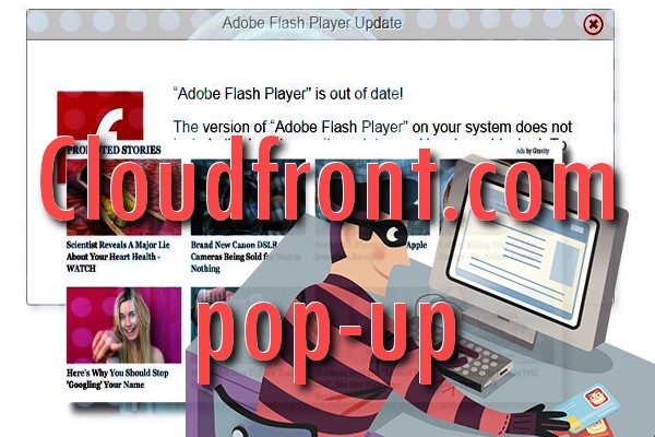 Cloudfront.com pop-up